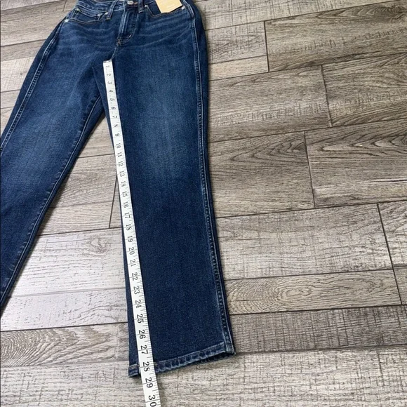 Madewell The Curvy Perfect Vintage High Rise Blue Jeans